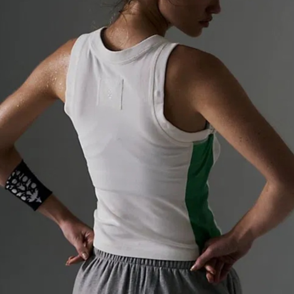FP Movement power walk tank in white and green